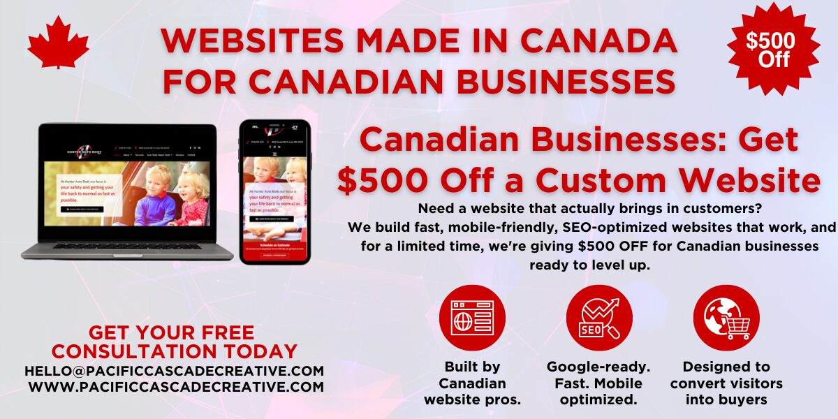 canadian website designer